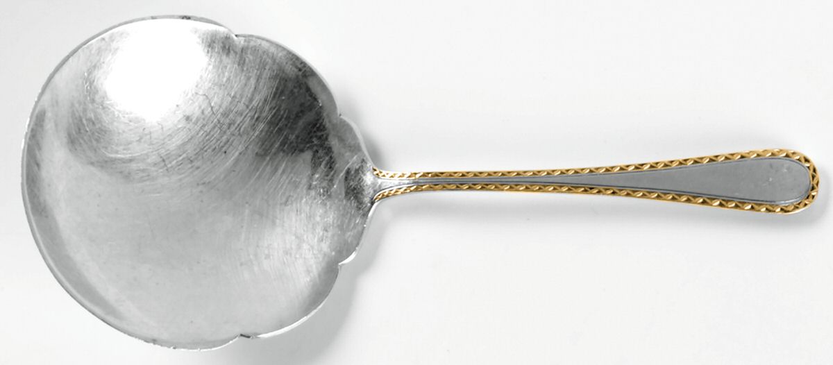Golden Winslow (Sterling, 1850) Solid Bon Bon Spoon by Kirk Stieff-1
