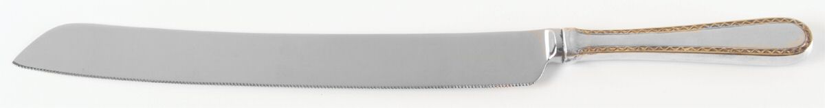 Golden Winslow (Sterling, 1850) Wedding Cake Knife with Stainless Blade by Kirk Stieff-1