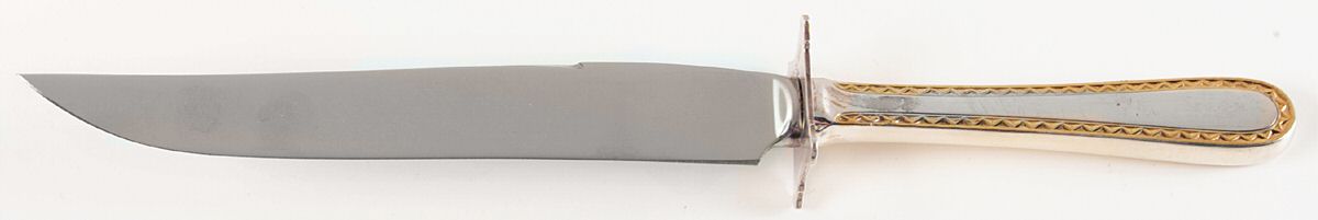 Golden Winslow (Sterling, 1850) Small Steak Carving Knife with Stainless Blade by Kirk Stieff-1