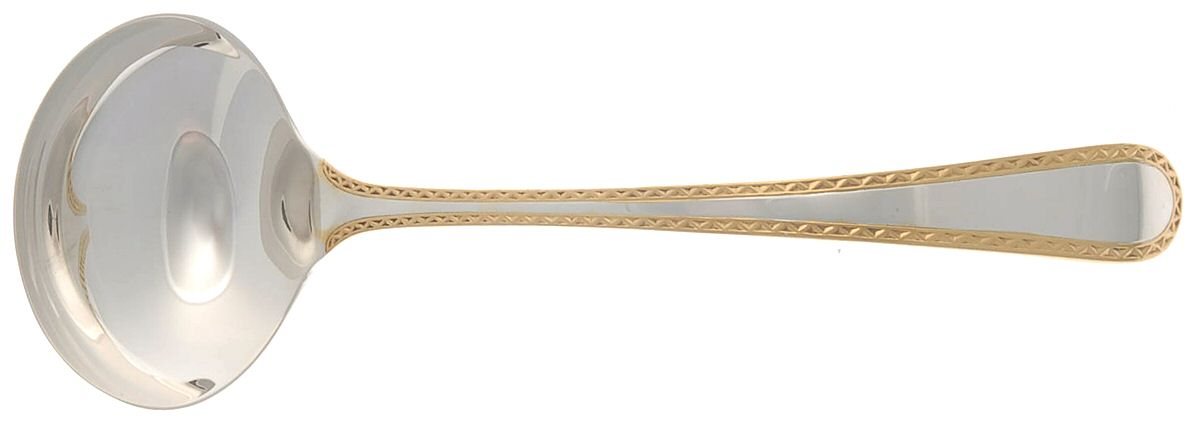Golden Winslow (Sterling, 1850) Solid Gravy Ladle by Kirk Stieff-1