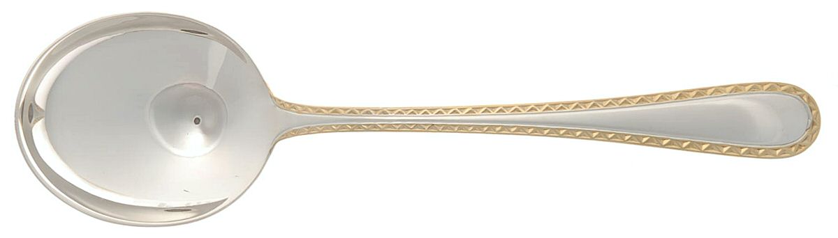Golden Winslow (Sterling, 1850) Round Bowl Soup Spoon (Cream Soup) by Kirk Stieff-1