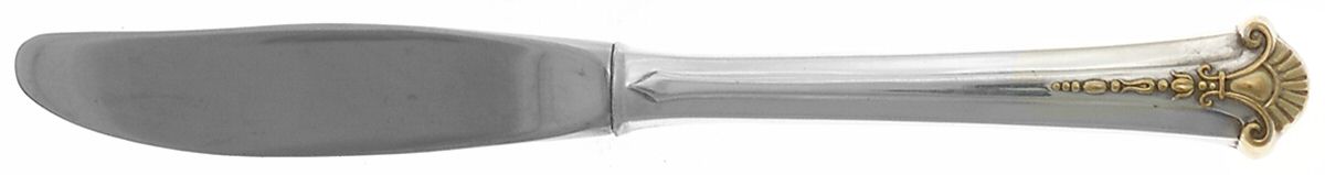 Golden Severn-Worthington (Sterling, 1990) Modern Hollow Butter Spreader (Stainless) by Kirk Stieff-1