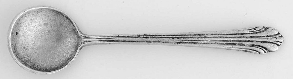 Homewood (Sterling, 1938, No Monograms) Individual Salt Spoon by Kirk Stieff-1