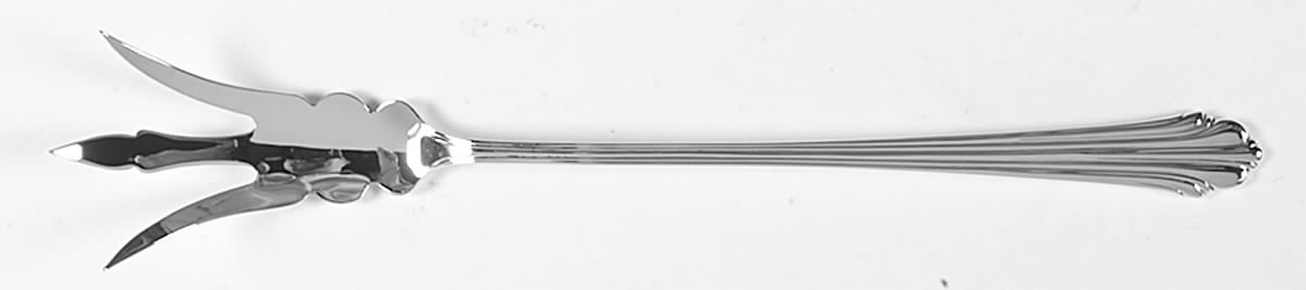 Homewood (Sterling, 1938, No Monograms) Large Lettuce Serving Fork by Kirk Stieff-1