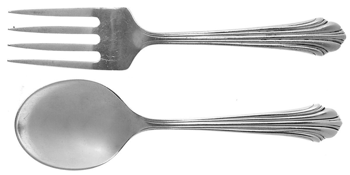 Homewood (Sterling, 1938, No Monograms) 2 Pc Baby Set (BF, BS) by Kirk Stieff-1