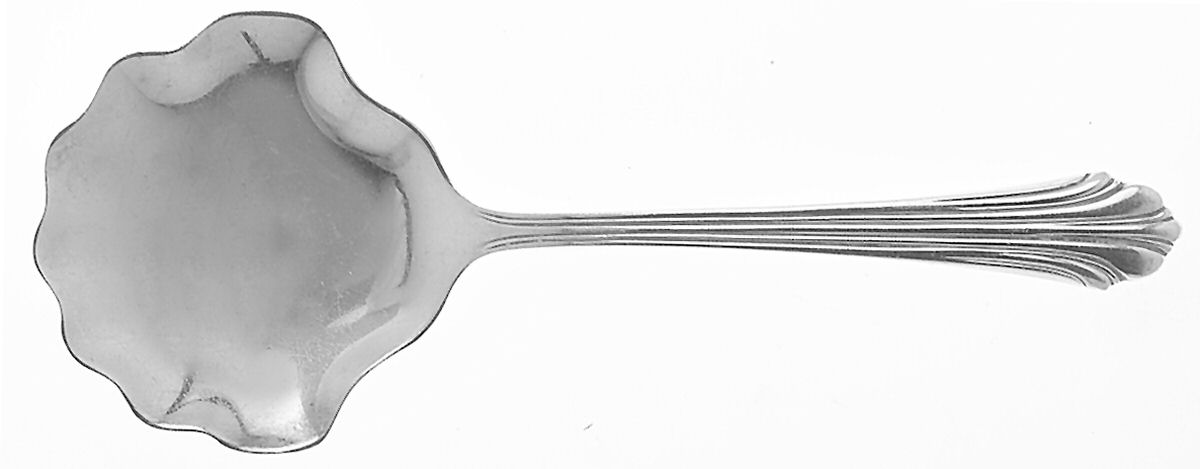 Homewood (Sterling, 1938, No Monograms) Solid Bon Bon Spoon by Kirk Stieff-1