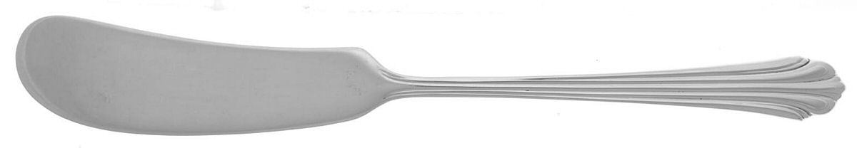 Homewood (Sterling, 1938, No Monograms) Flat Handle Butter Spreader by Kirk Stieff-1