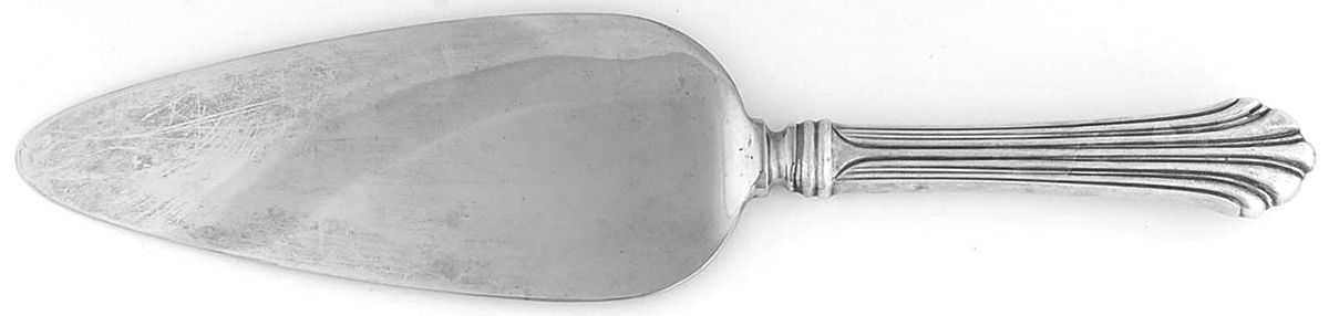 Homewood (Sterling, 1938, No Monograms) Pie Server with Stainless Blade by Kirk Stieff-1