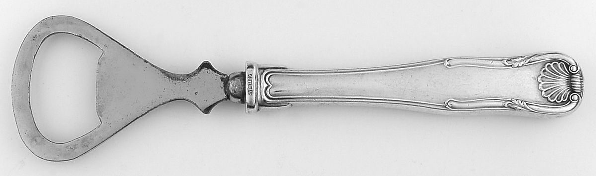 King (Sterling, 1825) Bottle Opener with Stainless Bowl by Kirk Stieff-1