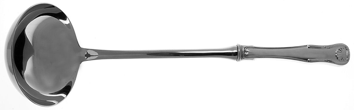 King (Sterling, 1825) Soup Ladle with Stainless Bowl by Kirk Stieff-1