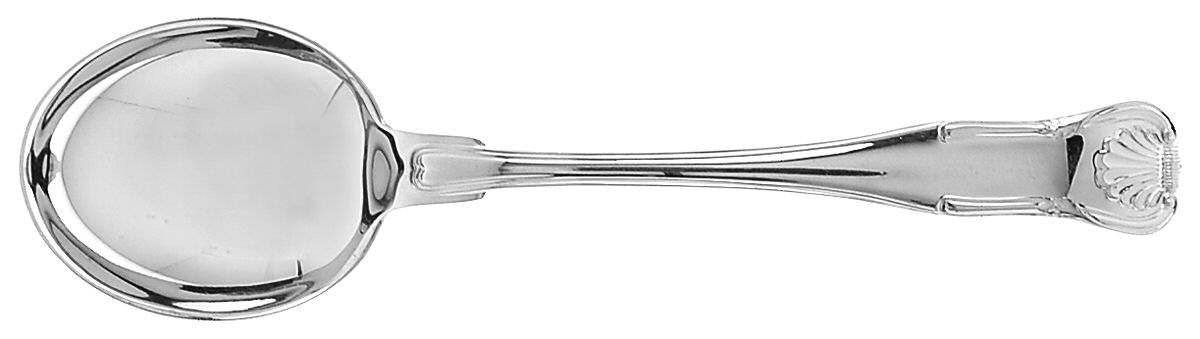 King (Sterling, 1825) Round Bowl Soup Spoon (Cream Soup) by Kirk Stieff-1
