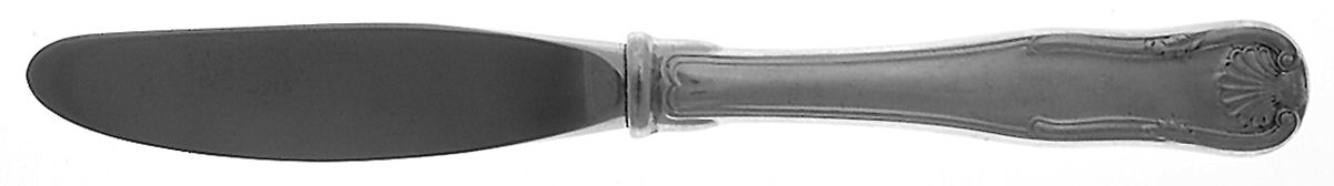 King (Sterling, 1825) Modern Hollow Butter Spreader (Stainless) by Kirk Stieff-1