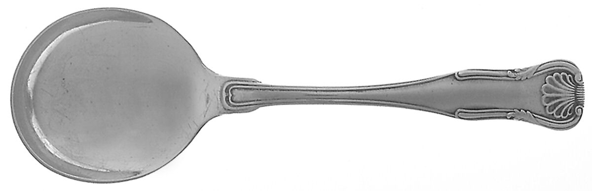 King (Sterling, 1825) Straight Handle Baby Spoon by Kirk Stieff-1