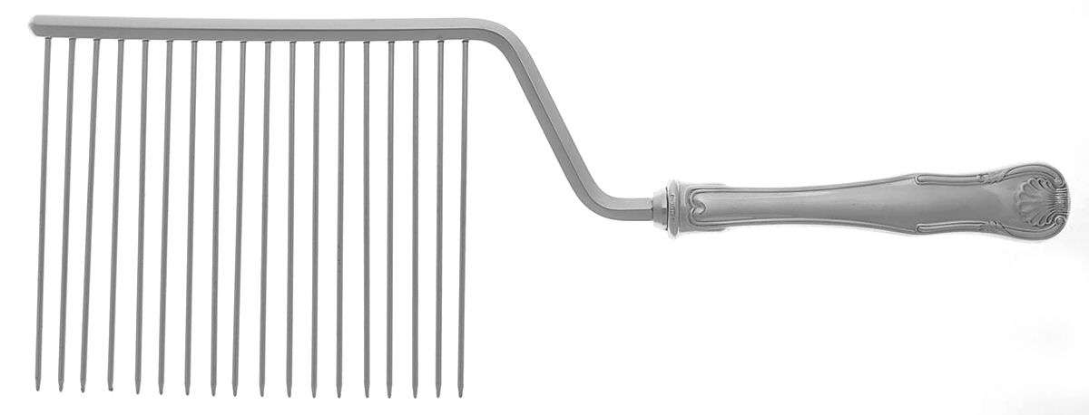 King (Sterling, 1825) Cake Breaker with Silverplate Prongs by Kirk Stieff-1