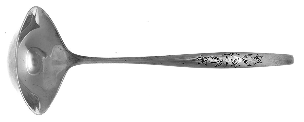 Kingsley (Sterling, 1959) Solid Piece Cream Ladle by Kirk Stieff-1