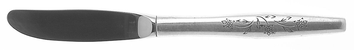 Kingsley (Sterling, 1959) Modern Hollow Butter Spreader (Stainless) by Kirk Stieff-1