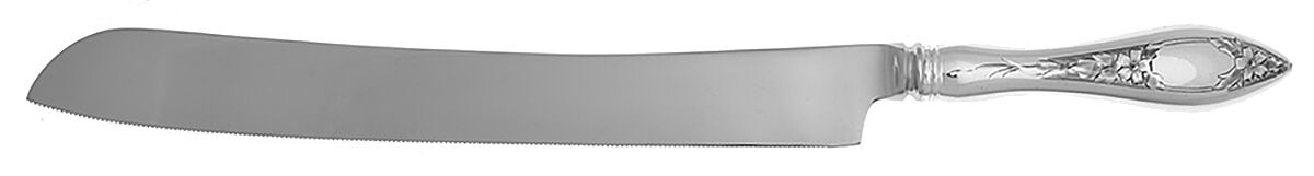 Lady Claire-Hand Engraved (Sterling, 1925) Wedding Cake Knife with Stainless Blade HC by Kirk Stieff-1