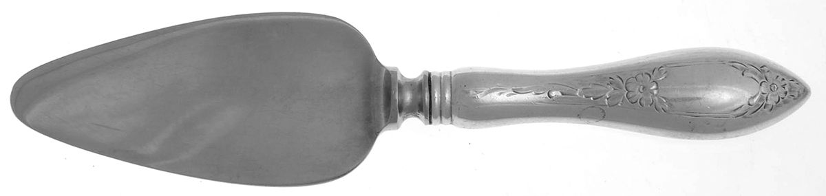 Lady Claire-Hand Engraved (Sterling, 1925) Cheese Server with Stainless Blade by Kirk Stieff-1