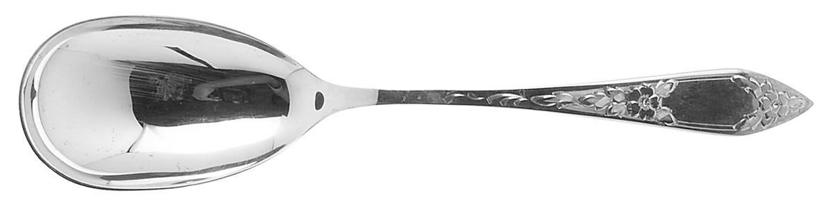 Lady Claire-Hand Engraved (Sterling, 1925) Small Solid Serving Spoon by Kirk Stieff-1