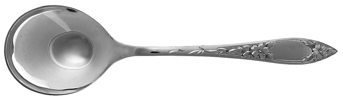 Lady Claire-Hand Engraved (Sterling, 1925) Round Bowl Soup Spoon (Cream Soup) by Kirk Stieff-1