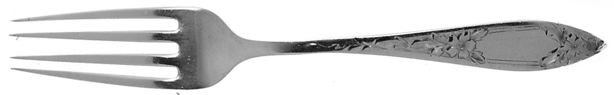Lady Claire-Hand Engraved (Sterling, 1925) Youth Fork by Kirk Stieff-1