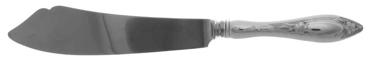 Lady Claire-Hand Engraved (Sterling, 1925) Cake Slicer with Stainless Blade by Kirk Stieff-1