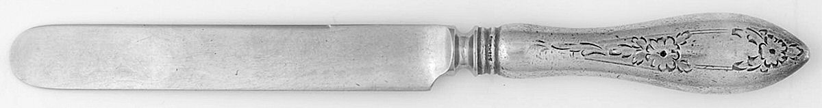 Lady Claire-Hand Engraved (Sterling, 1925) Hollow Handle Youth Knife by Kirk Stieff-1