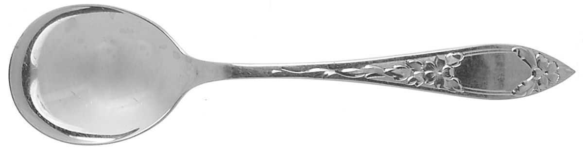 Lady Claire-Hand Engraved (Sterling, 1925) Round Bowl Soup Spoon (Gumbo) by Kirk Stieff-1
