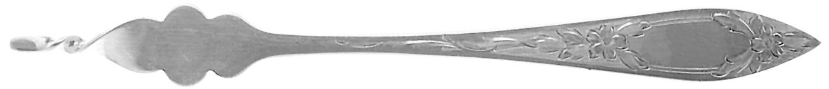 Lady Claire-Hand Engraved (Sterling, 1925) One Tine Butter Pick by Kirk Stieff-1