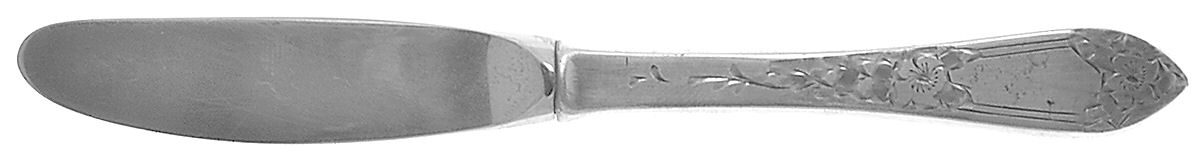 Lady Claire-Hand Engraved (Sterling, 1925) Modern Hollow Butter Spreader (Stainless) by Kirk Stieff-1