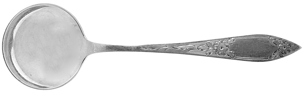 Lady Claire-Hand Engraved (Sterling, 1925) Large Round Bowl Soup Spoon (Bouillon) by Kirk Stieff-1