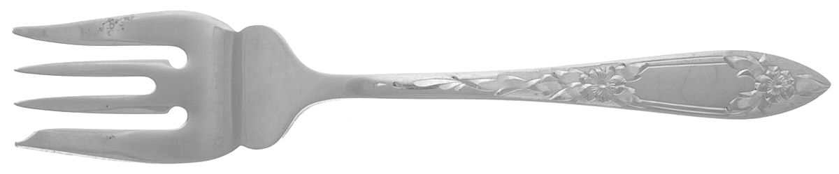 Lady Claire-Hand Engraved (Sterling, 1925) Individual Salad Fork by Kirk Stieff-1
