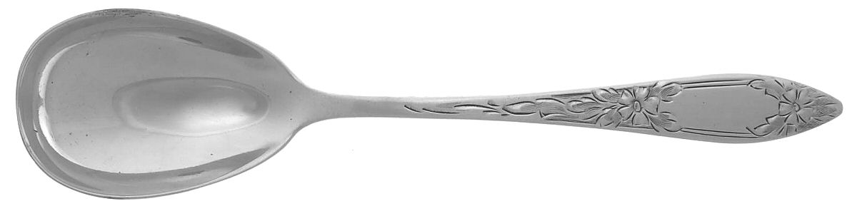 Lady Claire-Hand Engraved (Sterling, 1925) Sugar Spoon by Kirk Stieff-1