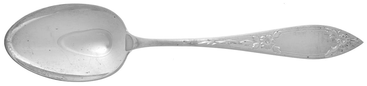 Lady Claire-Hand Engraved (Sterling, 1925) Dessert/Oval Soup Spoon by Kirk Stieff-1