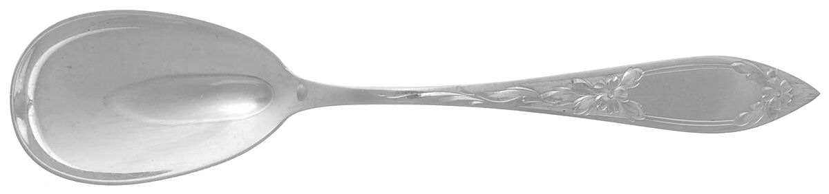 Lady Claire-Hand Engraved (Sterling, 1925) Preserve Spoon by Kirk Stieff-1