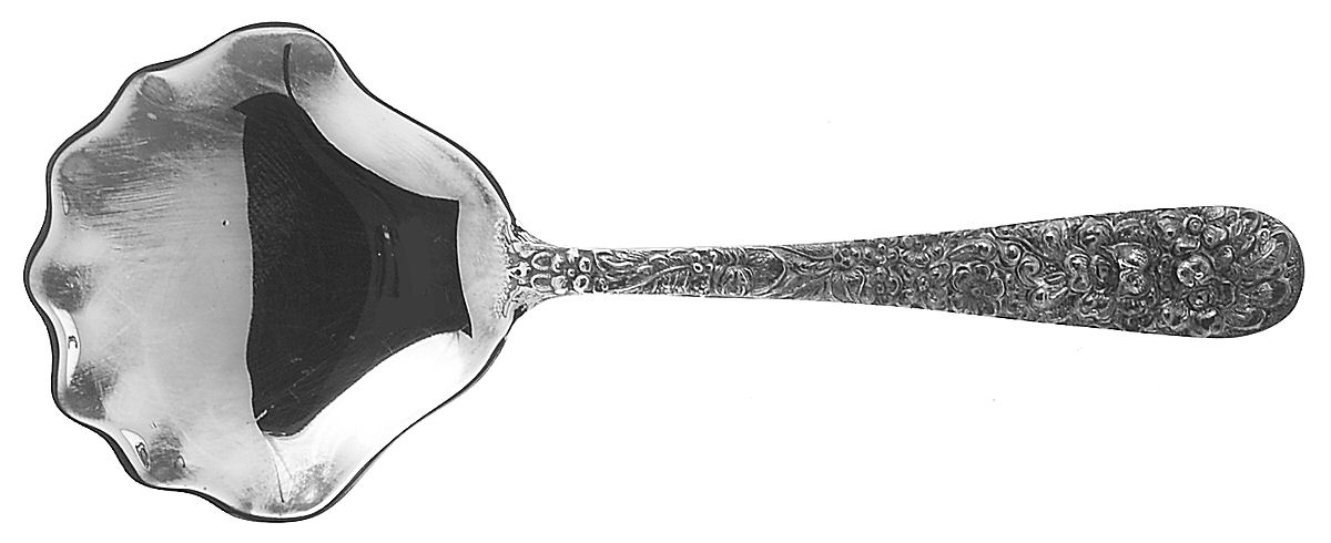 Maryland Rose (Silverplate, 1980) Solid Bon Bon Spoon by Kirk Stieff-1