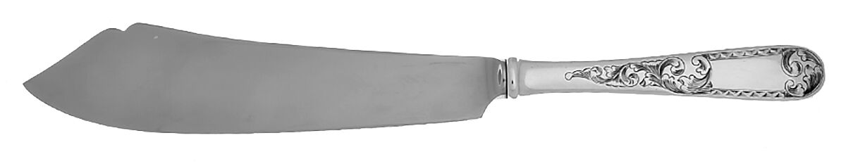 Mayflower (Sterling, 1846) Cake Slicer with Stainless Blade by Kirk Stieff-1