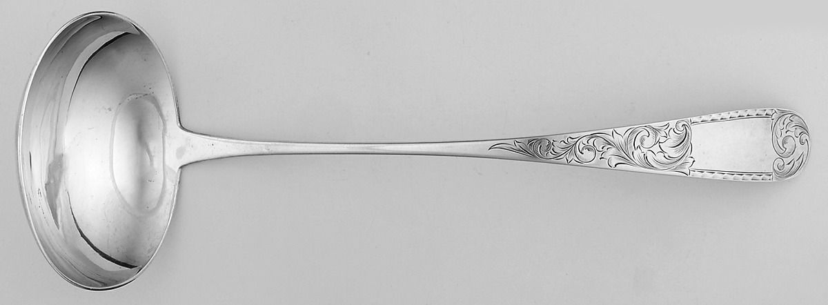 Mayflower (Sterling, 1846) Oyster Ladle Solid Piece by Kirk Stieff-1