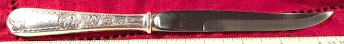 Mayflower (Sterling, 1846) Individual Steak Knife w/Bevel Blade by Kirk Stieff-1