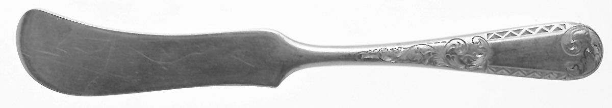Mayflower (Sterling, 1846) Small Flat Handled Butter Spreader by Kirk Stieff-1