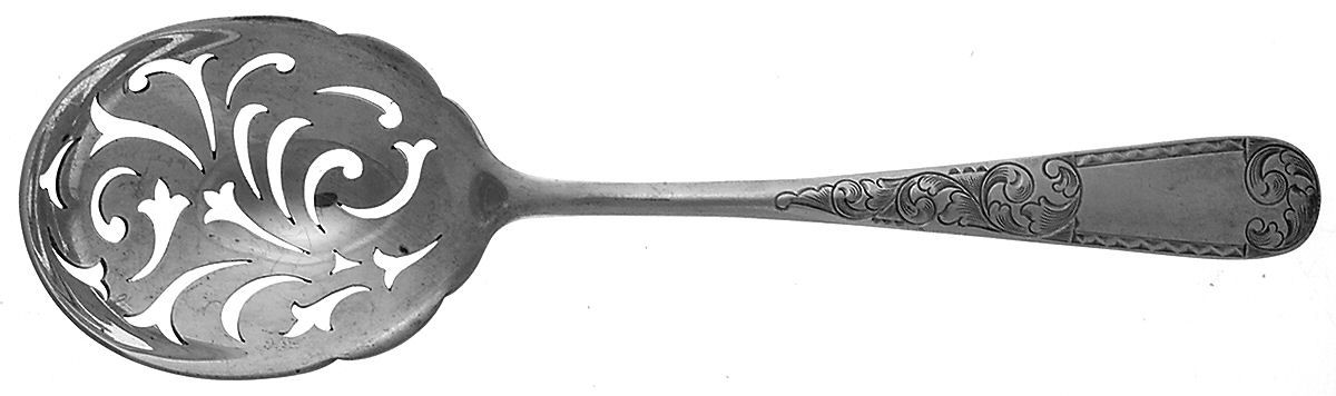 Mayflower (Sterling, 1846) Ice Serving Spoon Large by Kirk Stieff-1