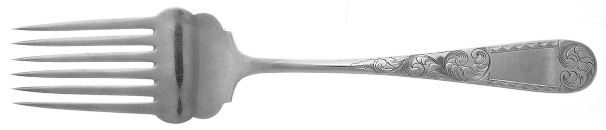 Mayflower (Sterling, 1846) Solid Serving Fork by Kirk Stieff-1