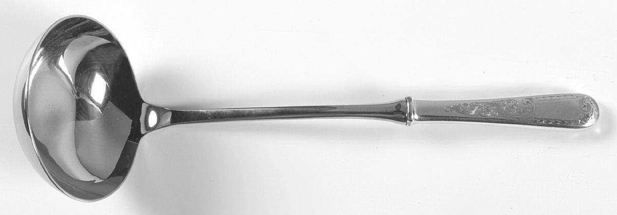 Mayflower (Sterling, 1846) Soup Ladle with Stainless Bowl by Kirk Stieff-1
