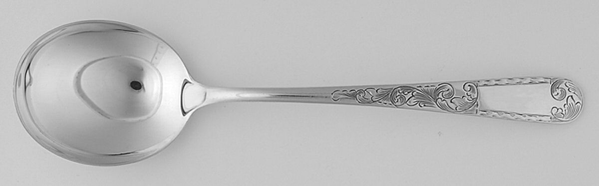 Mayflower (Sterling, 1846) Round Bowl Soup Spoon Large (Cream Soup) by Kirk Stieff-1