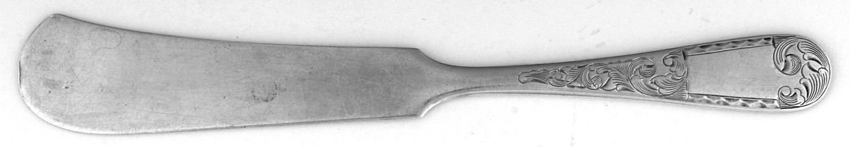Mayflower (Sterling, 1846) Flat Handle Master Butter Knife by Kirk Stieff-1