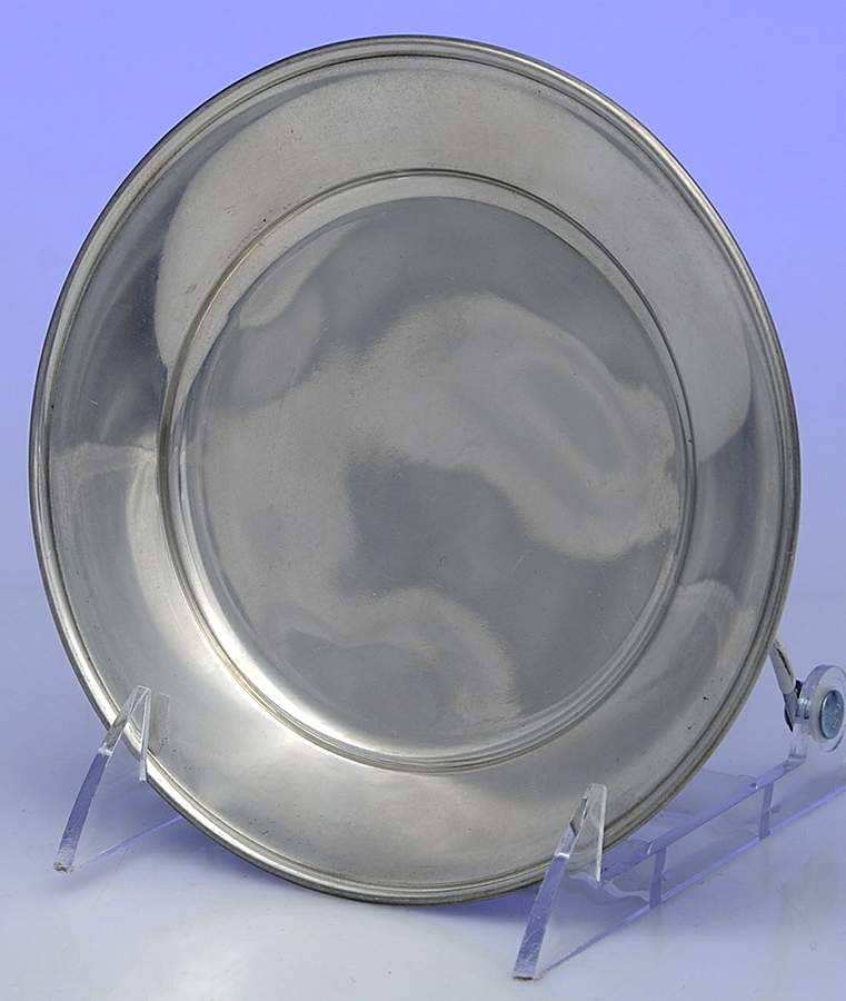 Pewter Hollowware Bread and Butter Plate by Kirk Stieff-1