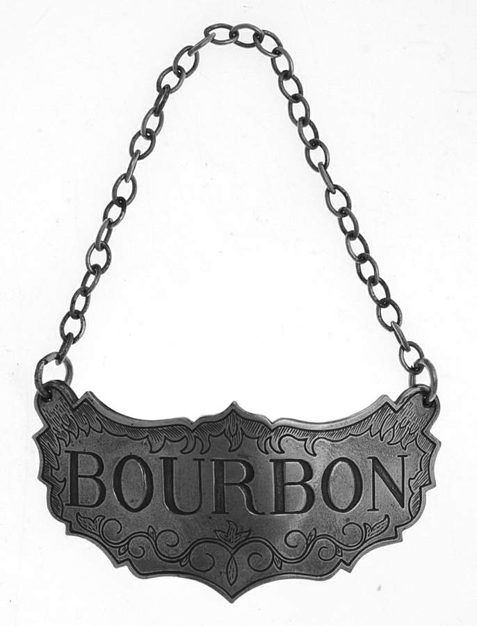 Pewter Hollowware Decanter Label by Kirk Stieff-1