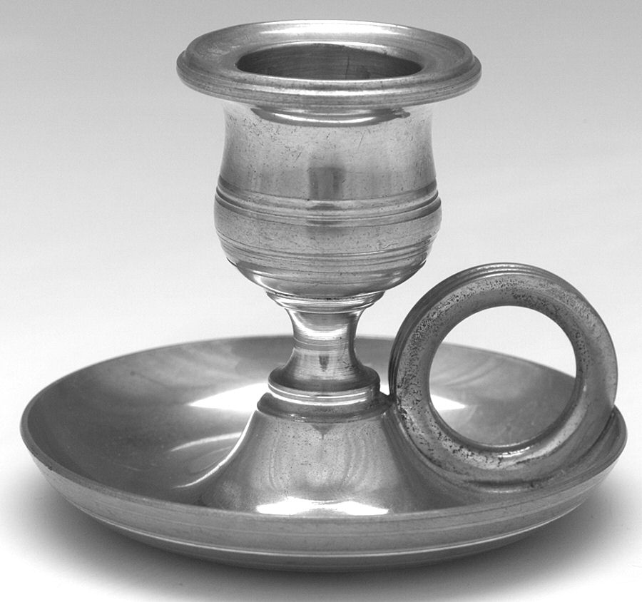 Pewter Hollowware Chamberstick by Kirk Stieff-1