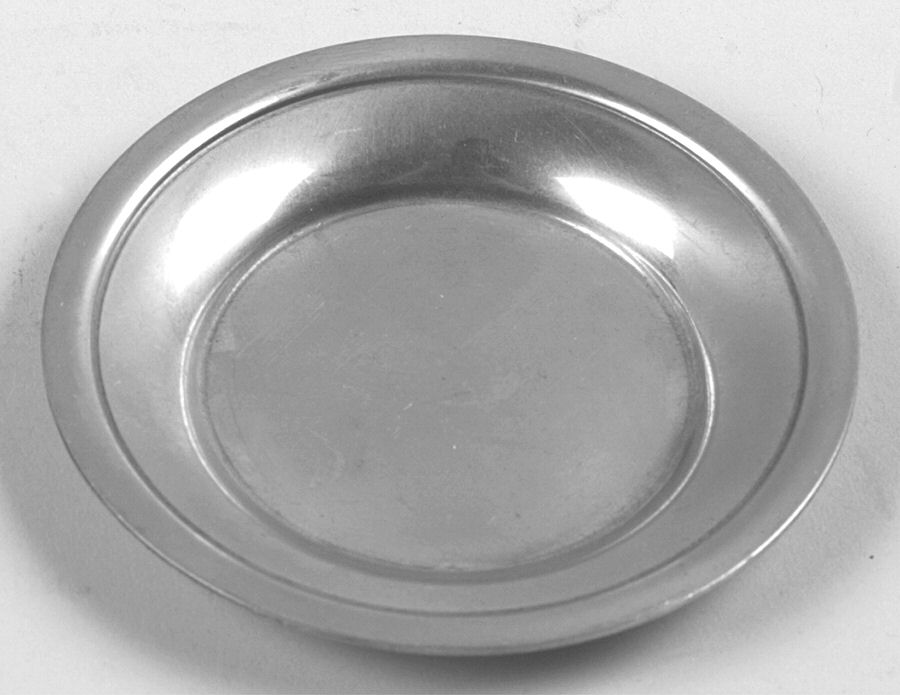 Pewter Hollowware Butter Pat by Kirk Stieff-1