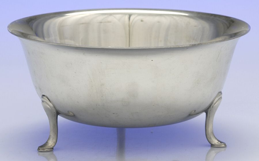 Pewter Hollowware 7" Round Footed Centerpiece by Kirk Stieff-1